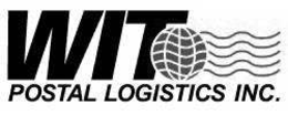 WIT POSTAL LOGISTICS INC. trademark