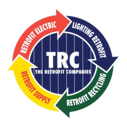 TRC THE RETROFIT COMPANIES LIGHTING RETROFIT RETROFIT RECYCLING RETROFIT SUPPLY RETROFIT ELECTRIC trademark