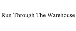 RUN THROUGH THE WAREHOUSE trademark