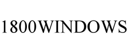 1800WINDOWS trademark
