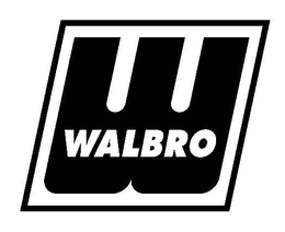 W WALBRO trademark