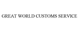 GREAT WORLD CUSTOMS SERVICE trademark