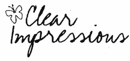 CLEAR IMPRESSIONS trademark