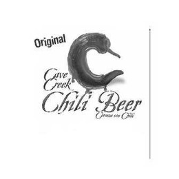 C ORIGINAL CAVE CREEK CHILI BEER CERVEZA CON CHILI trademark
