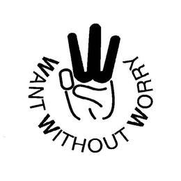W WANT WITHOUT WORRY trademark