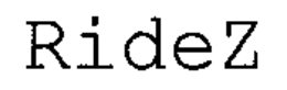 RIDEZ trademark