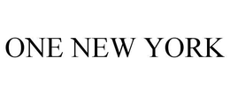 ONE NEW YORK trademark