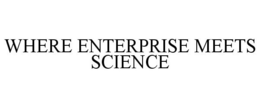 WHERE ENTERPRISE MEETS SCIENCE trademark
