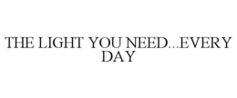 THE LIGHT YOU NEED...EVERY DAY trademark