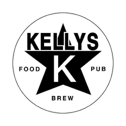 K KELLYS FOOD PUB BREW trademark