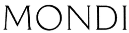 MONDI trademark