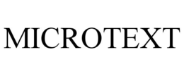 MICROTEXT trademark