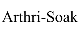 ARTHRI-SOAK trademark