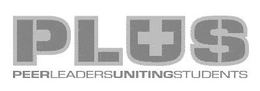 PLUS PEERLEADERSUNITINGSTUDENTS trademark