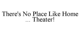 THERE'S NO PLACE LIKE HOME ... THEATER! trademark