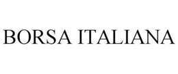 BORSA ITALIANA trademark