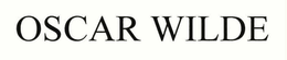 OSCAR WILDE trademark