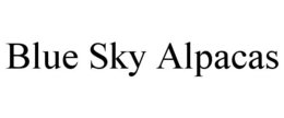 BLUE SKY ALPACAS trademark