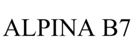 ALPINA B7 trademark
