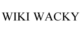 WIKI WACKY trademark