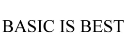 BASIC IS BEST trademark
