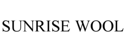 SUNRISE WOOL trademark