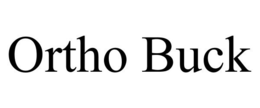 ORTHO BUCK trademark
