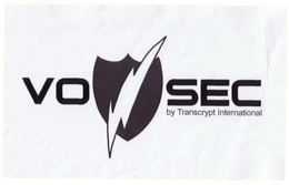 VOSEC BY TRANSCRYPT INTERNATIONAL trademark