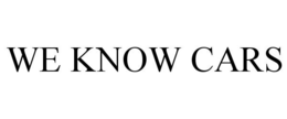 WE KNOW CARS trademark