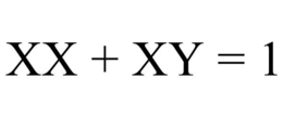 XX + XY = 1 trademark
