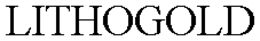 LITHOGOLD trademark
