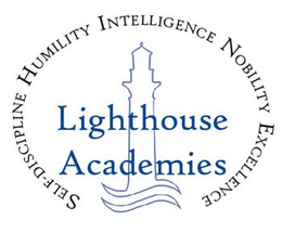 LIGHTHOUSE ACADEMIES SELF-DISCIPLINE HUMILITY INTELLIGENCE NOBILITY EXCELLENCE trademark