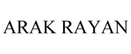ARAK RAYAN trademark