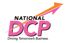 DCP NATIONAL DRIVING TOMORROW'S BUSINESS. trademark