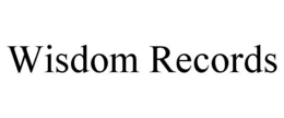 WISDOM RECORDS trademark