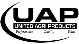 UAP UNITED AGRI PRODUCTS PERFORMANCE QUALITY VALUE trademark