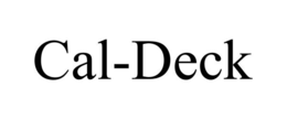 CAL-DECK trademark