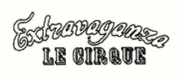 EXTRAVAGANZA LE CIRQUE trademark