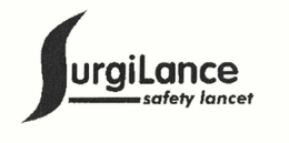 SURGILANCE SAFETY LANCET trademark