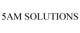 5AM SOLUTIONS trademark