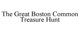 THE GREAT BOSTON COMMON TREASURE HUNT trademark
