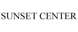 SUNSET CENTER trademark