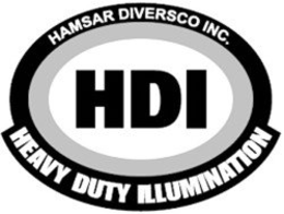 HAMSAR DIVERSCO INC. HDI HEAVY DUTY ILLUMINATION trademark