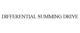 DIFFERENTIAL SUMMING DRIVE trademark