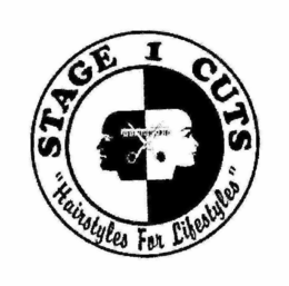 STAGE 1 CUTS "HAIRSTYLES FOR LIFESTYLES" trademark
