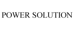 POWER SOLUTION trademark