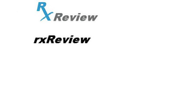 RX REVIEW RXREVIEW trademark