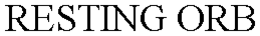RESTING ORB trademark