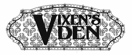 VIXEN'S DEN trademark