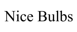 NICE BULBS trademark